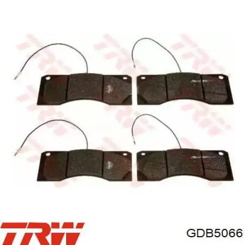GDB5066 TRW Передні гальмівні колодки