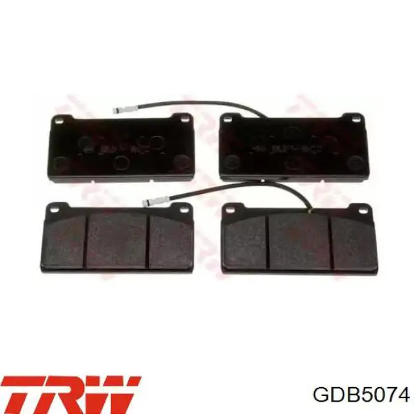 Купити GDB5074 TRW Колодки гальмівні передні, дискові