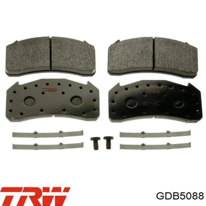 Купити GDB5088 TRW Задні колодки