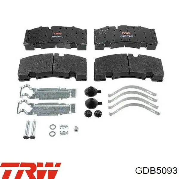 Купити GDB5093 TRW Задні колодки