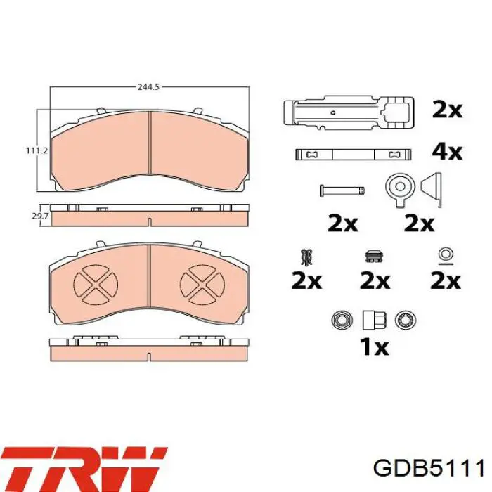 Гальмівні колодки VALEO 882281 ціна, від 140.90 USD