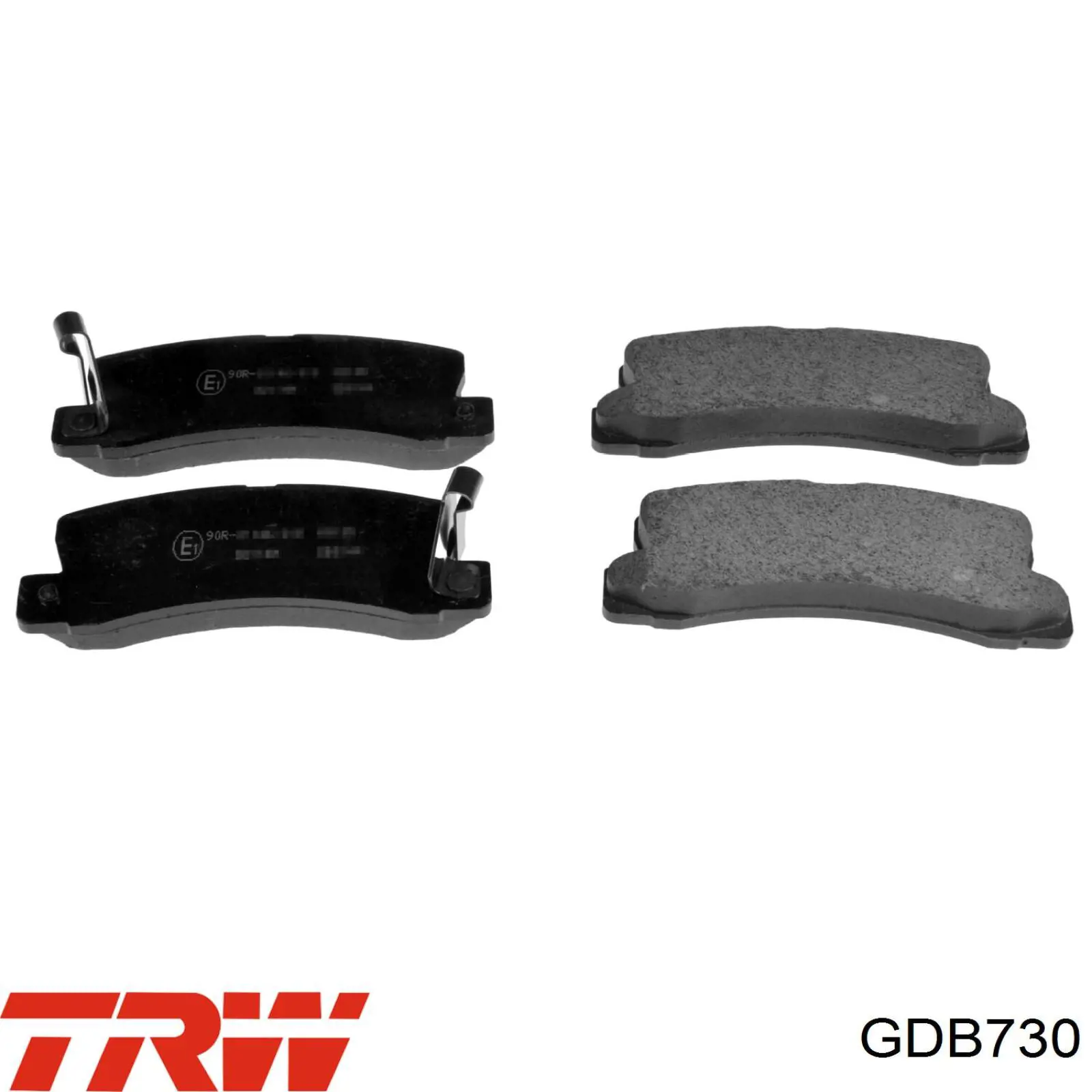 Купити GDB730 TRW Задні колодки
