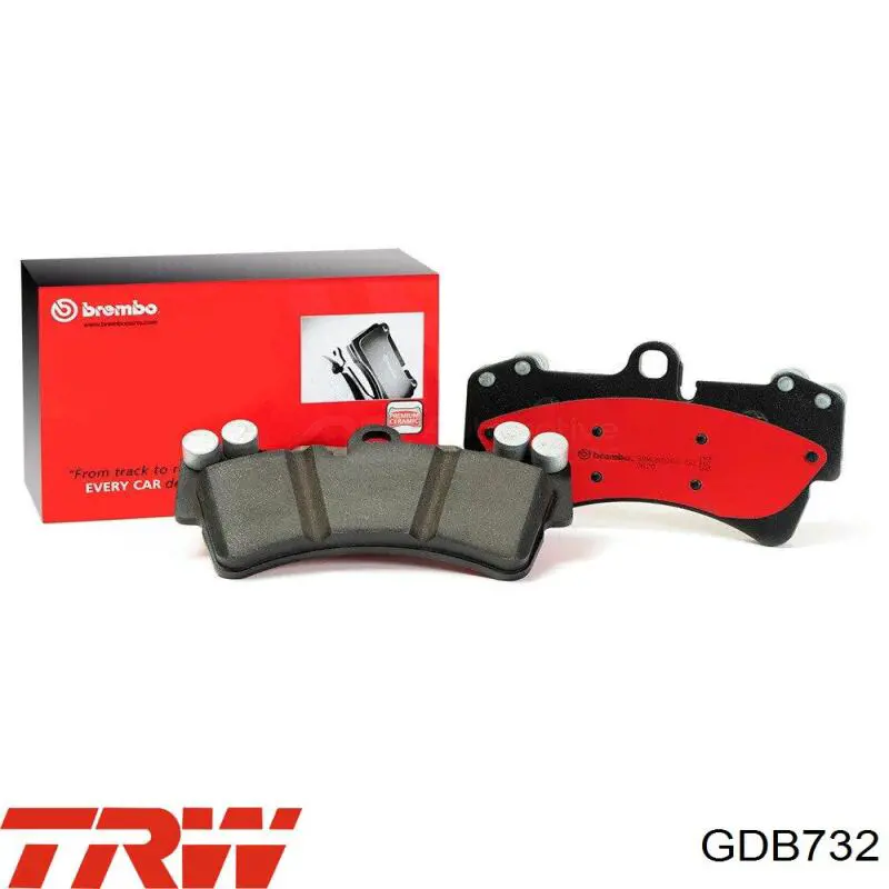 Гальмівні колодки TRW GDB732 ціна, від 15.43 USD