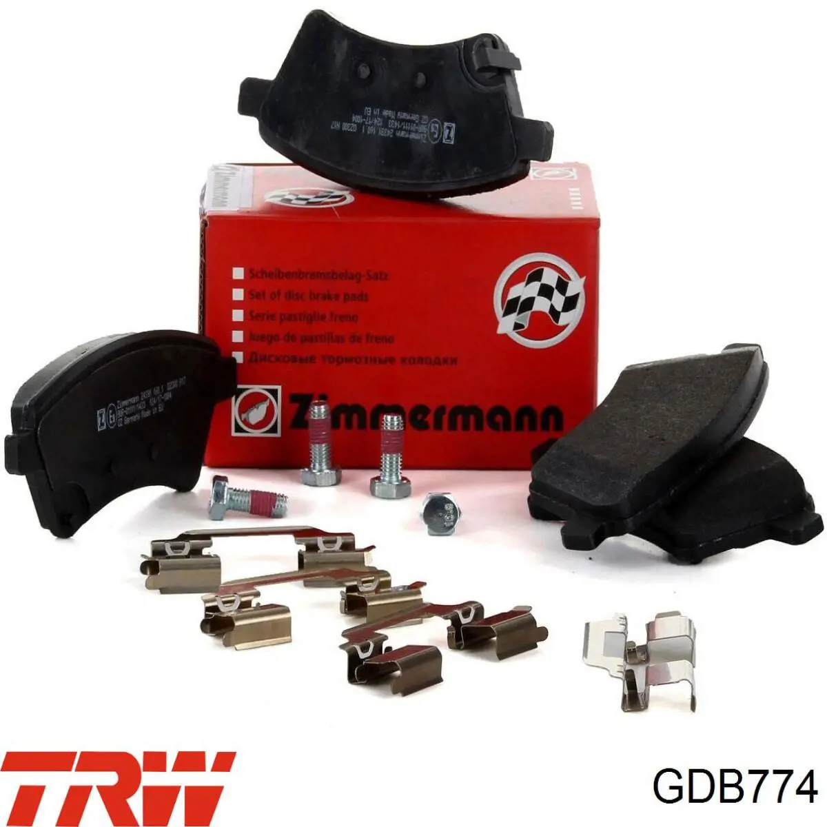 Задні дискові колодки TRW GDB774