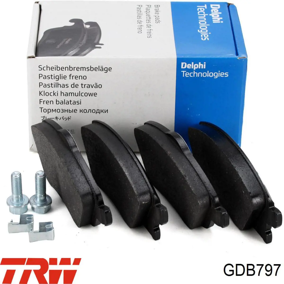 Тормозні колодки TRW GDB797