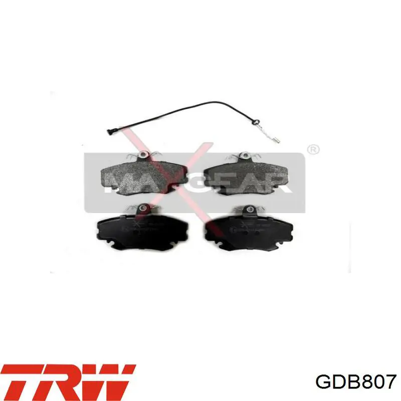 Гальмівні колодки TRW GDB807 ціна, від 16.67 USD