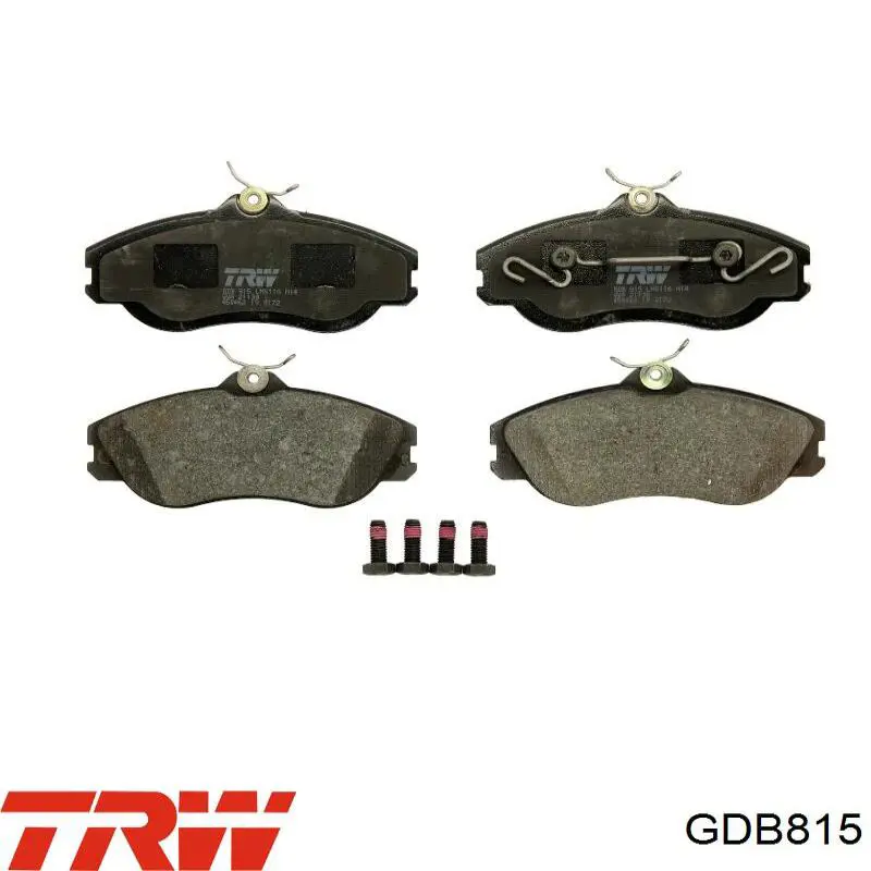 Гальмівні колодки TRW GDB815 ціна, від 40.97 USD
