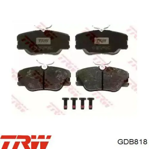 Тормозні колодки TRW GDB818