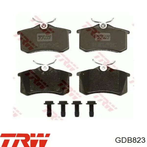 Купити GDB823 TRW Задні колодки