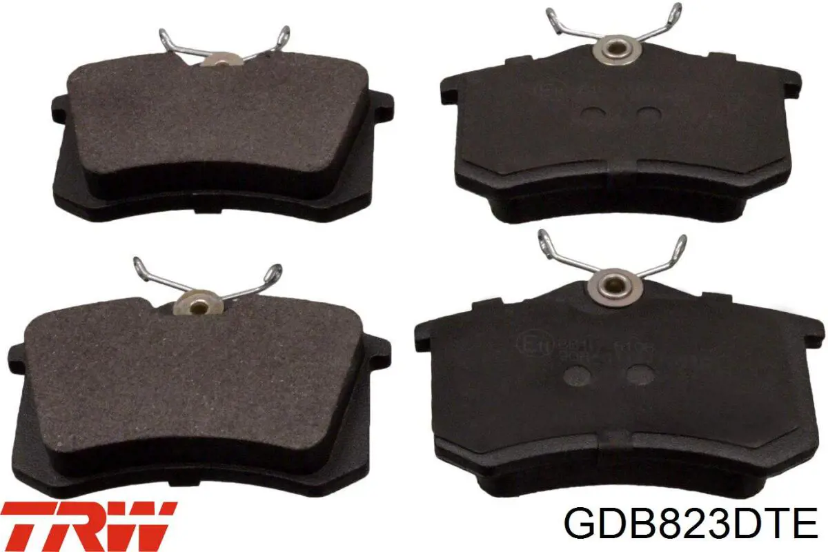 Купити GDB823DTE TRW Задні колодки