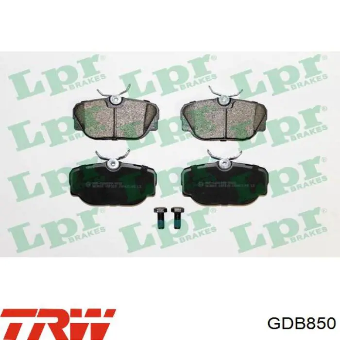 Гальмівні колодки TRW GDB850 ціна, від 18.52 USD