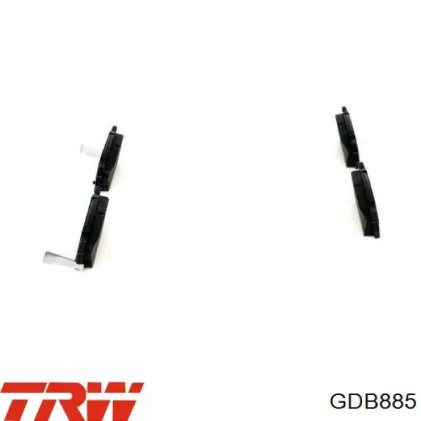 Гальмівні колодки TRW GDB885 ціна, від 13.77 USD