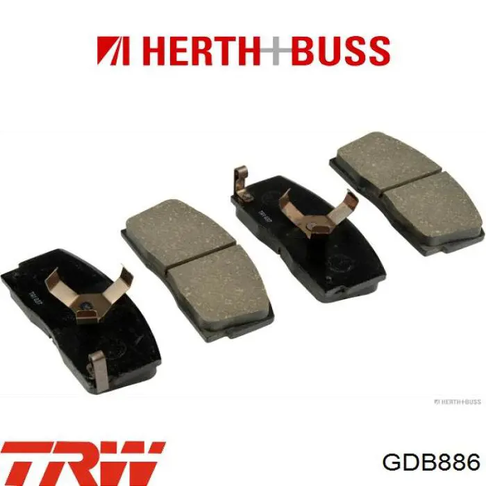 Передні тормозні колодки LPR05P055 LPR