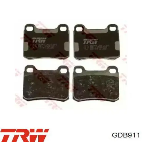 Купити GDB911 TRW Задні колодки