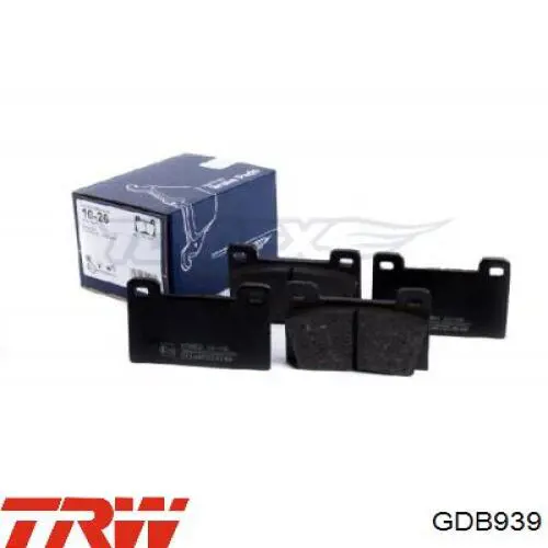 Купити GDB939 TRW Колодки гальмівні передні, дискові