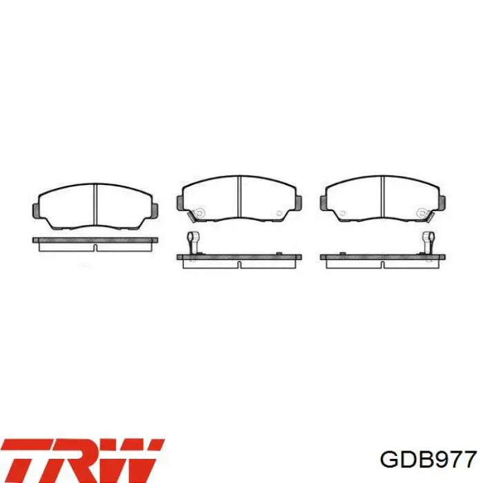 Передні тормозні колодки ADM54210 Blue Print
