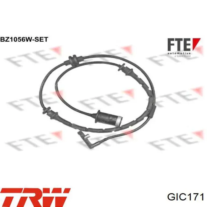 Сигналізатор знос гальмівних колодок TRW GIC171 ціна, від 6.27 USD