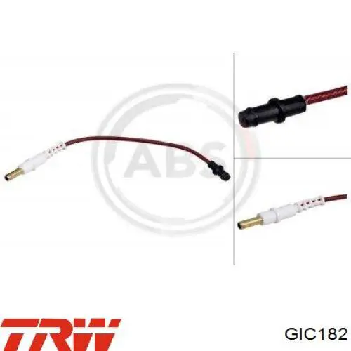 Датчик зносу гальмівних колодок, задній TRW GIC182 ціна, від 1.73 USD