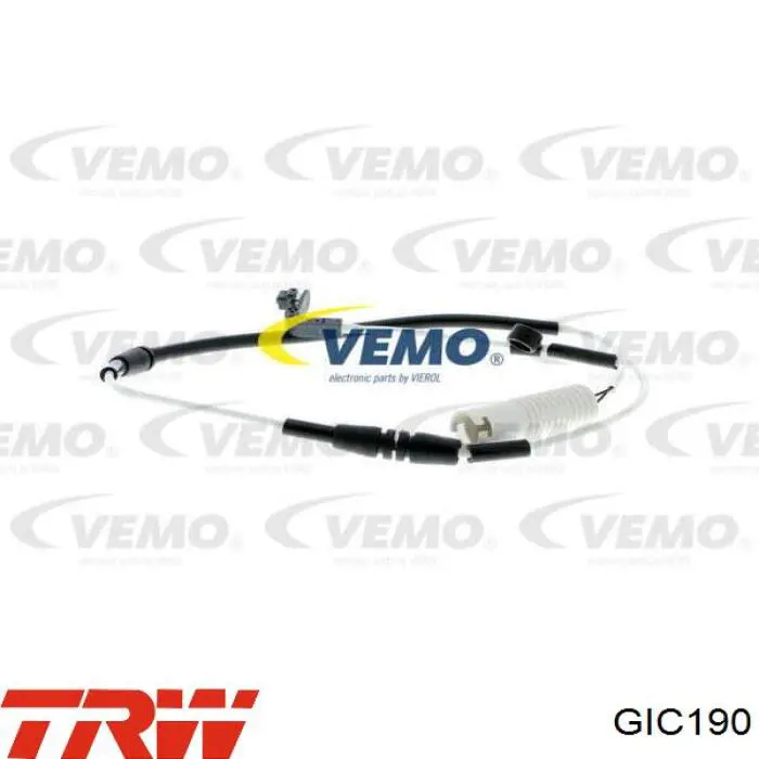 Купити GIC190 TRW Датчик зносу гальмівних колодок, задній