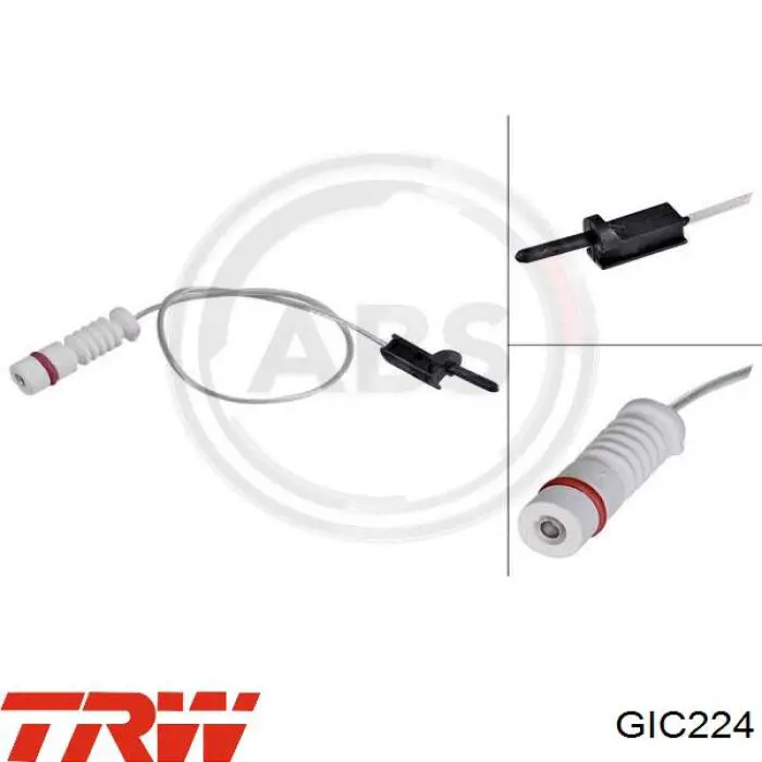 Сигналізатор знос гальмівних колодок TRW GIC224 ціна, від 1.73 USD