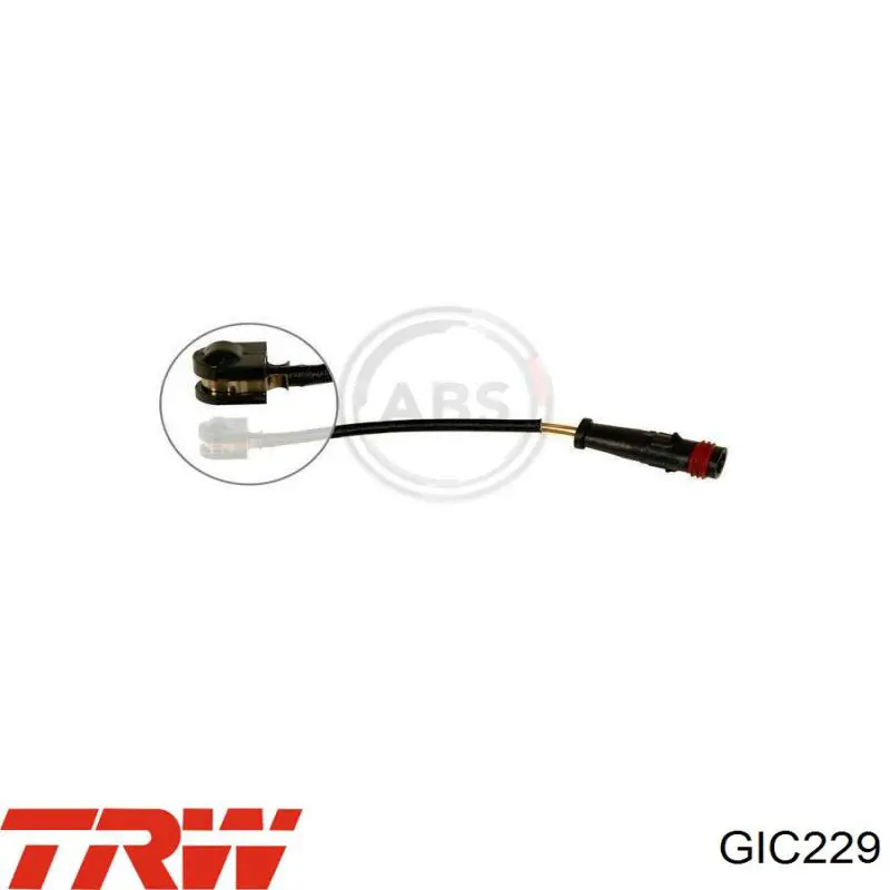 GIC229 TRW датчик зносу гальмівних колодок, передній