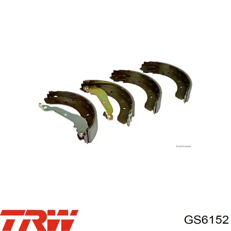 GS6152 TRW колодки гальмові задні, барабанні