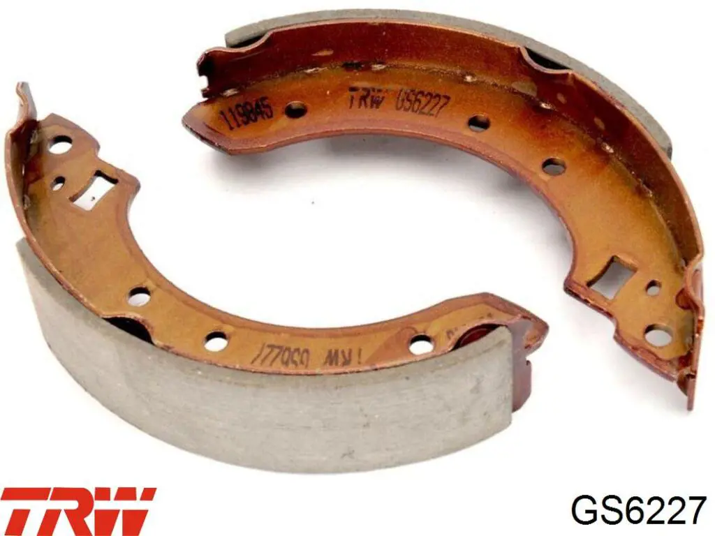 GS6227 TRW колодки гальмові задні, барабанні