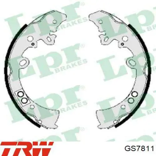 Колодки гальмові задні, барабанні TRW GS7811 ціна, від 44.40 USD