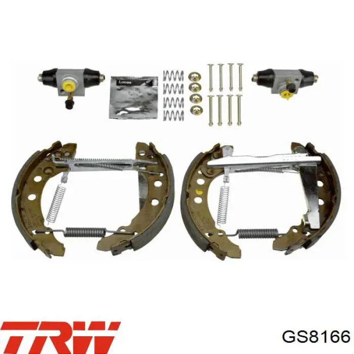 Купити GS8166 TRW Колодки гальмові задні, барабанні