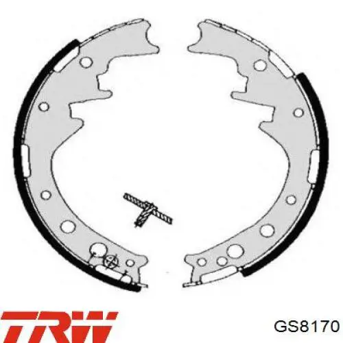 Колодки гальмові задні, барабанні Toyota 0449526040 ціна, від 30.22 USD