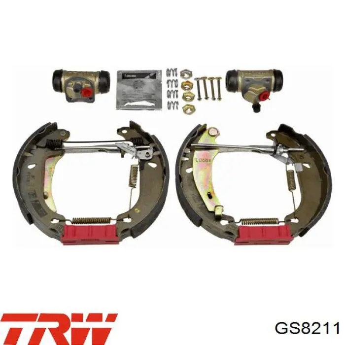 Купити 77012002474 Renault (RVI) Колодки гальмові задні, барабанні
