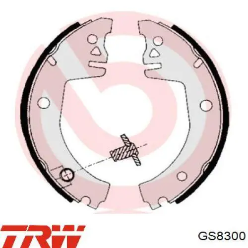 Купити GS8300 TRW Колодки гальмові задні, барабанні