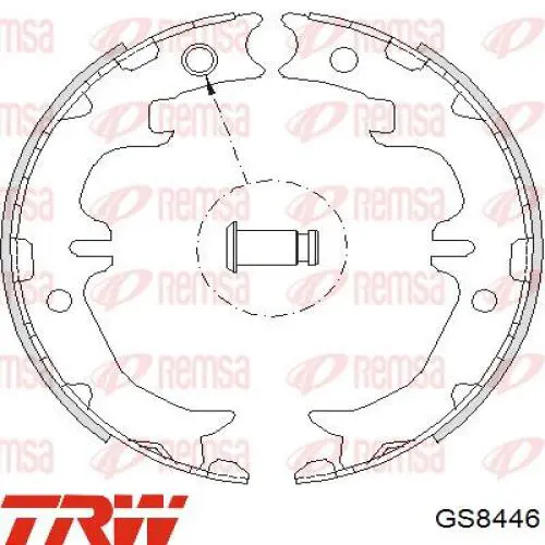 Купити GS8446 TRW Гальмівні колодки гальма стоянки