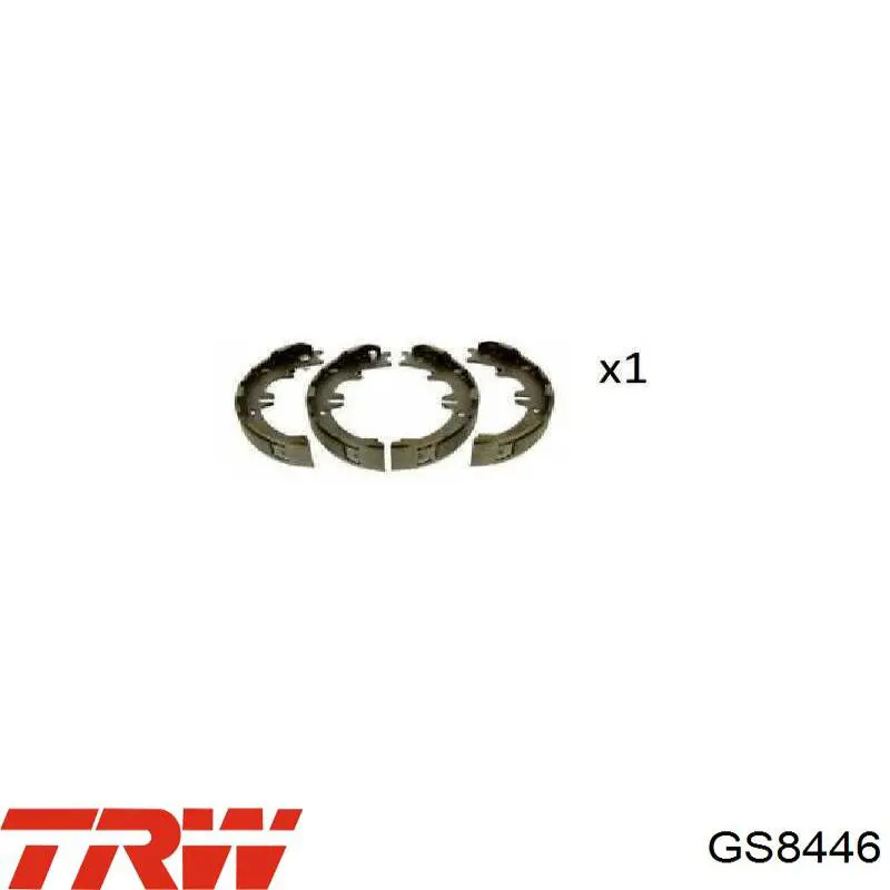 Колодки ручника GS8446 TRW