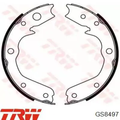 Колодки ручника SBC08970 Starline