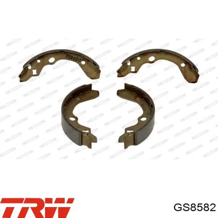 Купити GS8582 TRW Колодки гальмові задні, барабанні