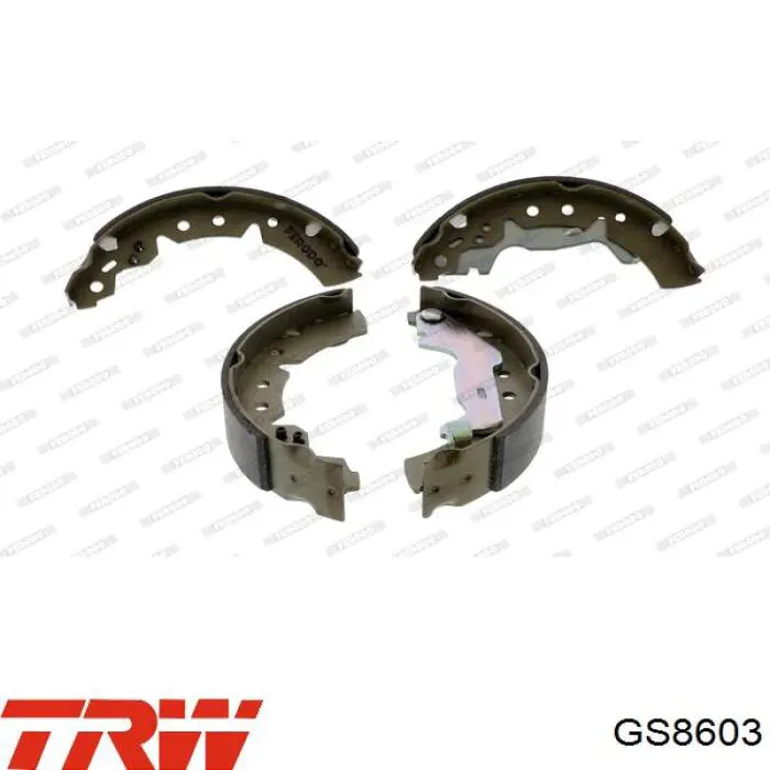 Колодки гальмові задні, барабанні TRW GS8603 ціна, від 21.72 USD