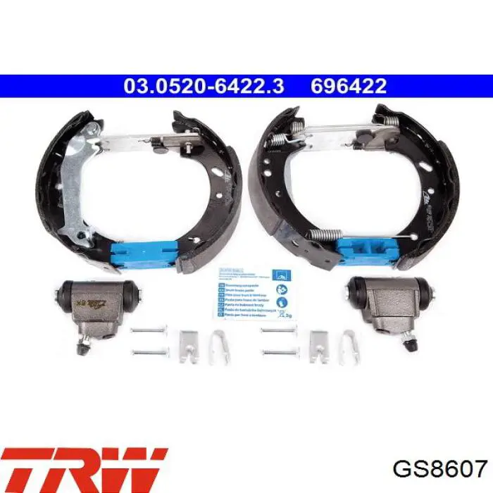 Купити GS8607 TRW Колодки гальмові задні, барабанні