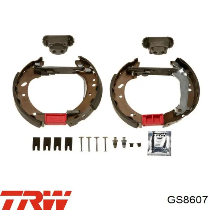 Купити GS8607 TRW Колодки гальмові задні, барабанні