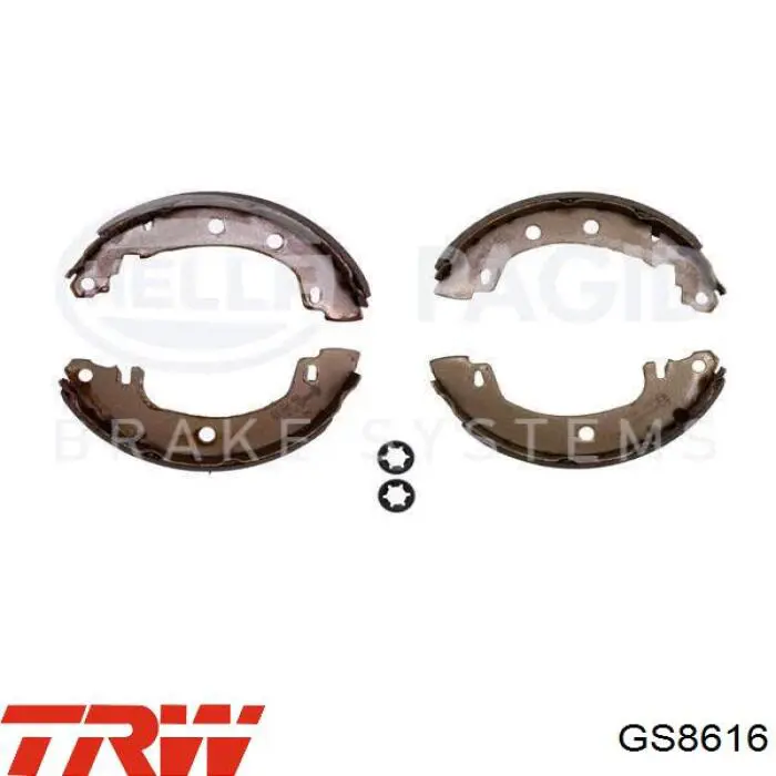 Купити GS8616 TRW Колодки гальмові задні, барабанні