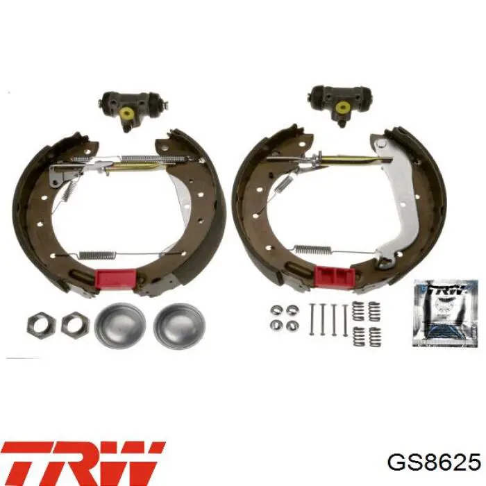 Купити GS8625 TRW Колодки гальмові задні, барабанні