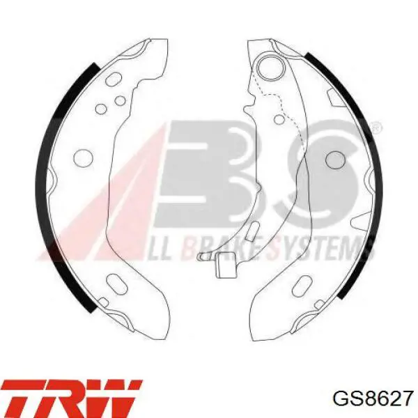 Колодки гальмові задні, барабанні Mercedes A1684200320 ціна, від 19.65 USD