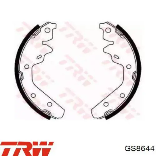Купити 4762537 Chrysler Колодки гальмові задні, барабанні