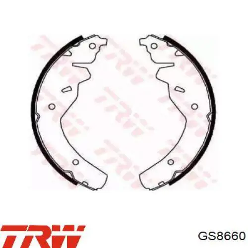 Купити PLB008 Parts-Mall Колодки гальмові задні, барабанні
