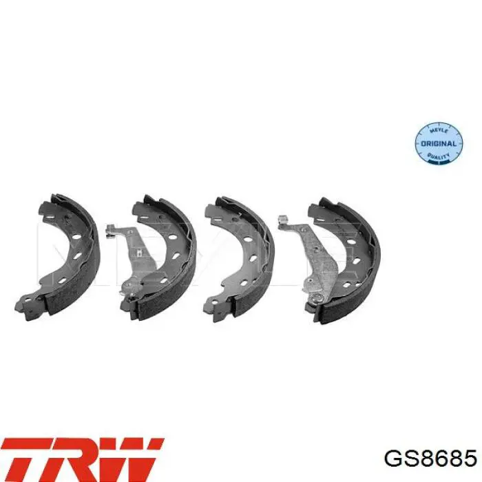 Колодки гальмові задні, барабанні Abakus 23105044 ціна, від 24.22 USD