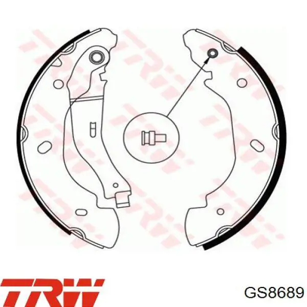 Колодки гальмові задні, барабанні GS8689 TRW