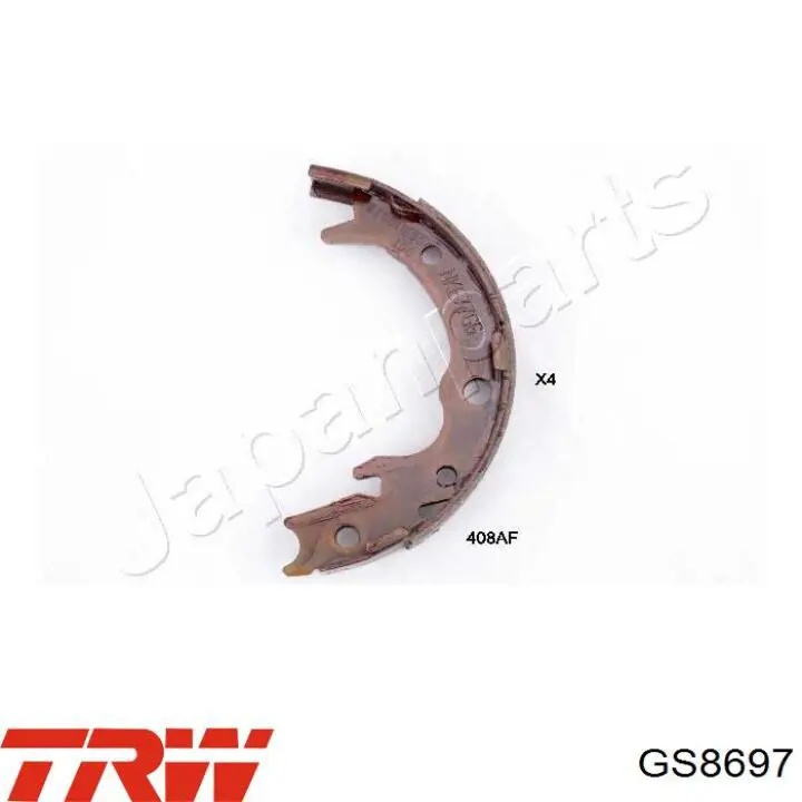 Купити GS8697 TRW Гальмівні колодки гальма стоянки