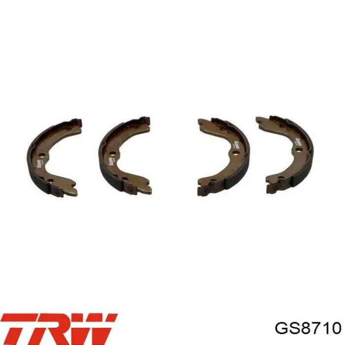 GS8710 TRW Гальмівні колодки ручника