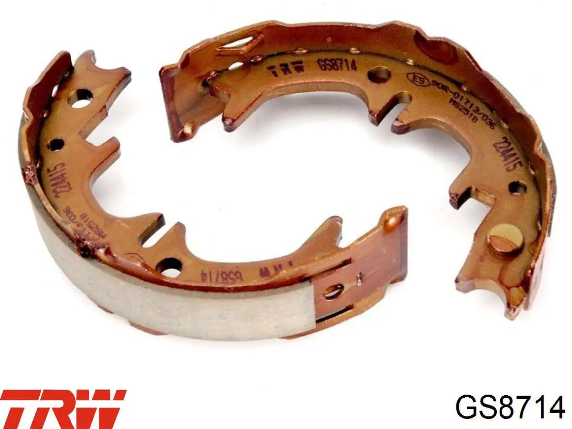 Колодки ручника / стоянкового гальма TRW GS8714 ціна, від 21.82 USD