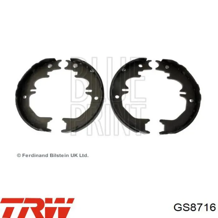 Купити GS8716 TRW Гальмівні колодки гальма стоянки